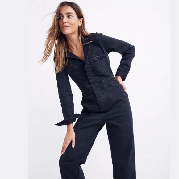 madewell slim coverall jumpsuit